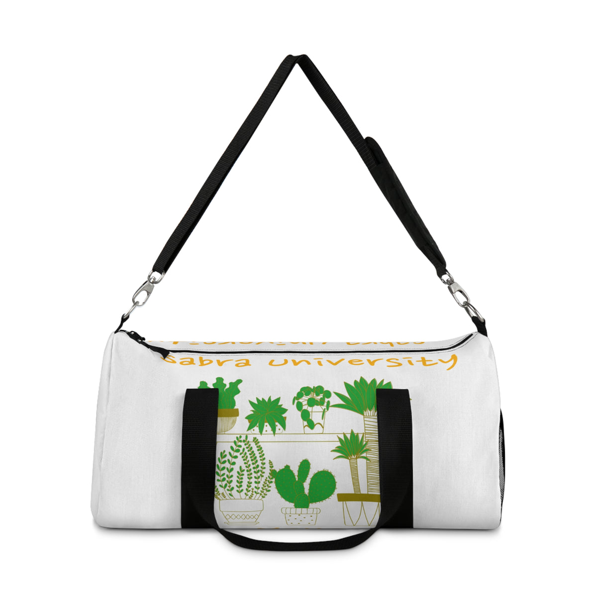 Plant Lover Duffel Bag — Green Succulent Shelf Travel Bag