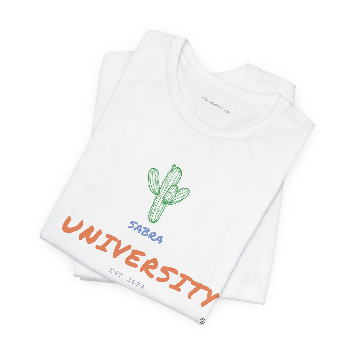 SABRA University Tee - Unisex Short Sleeve T-Shirt - Trendy College Vibes