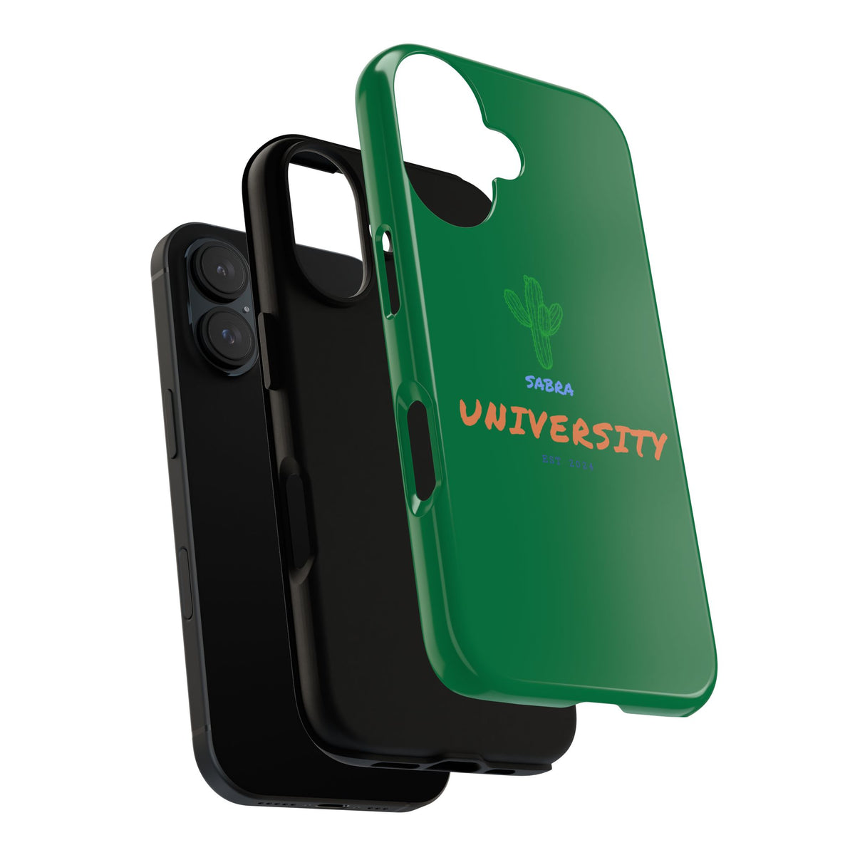 Phone Case — 'Sabra University' Green Cactus Tough Case