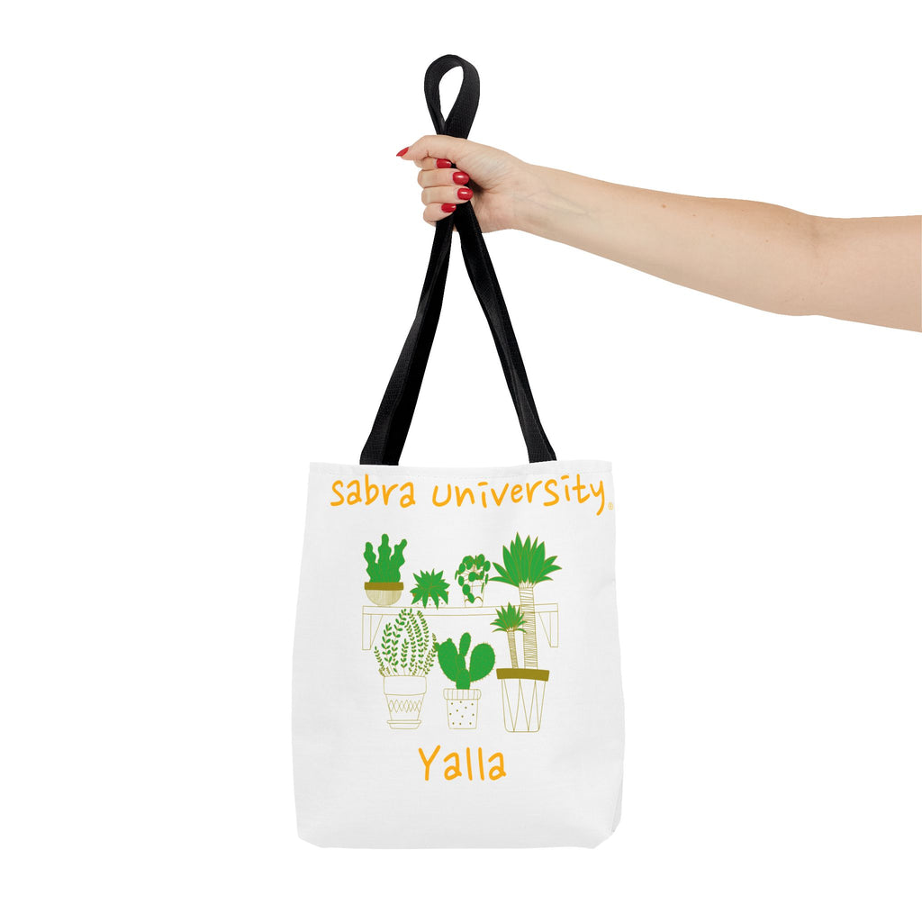 Sabra University Cactus Tote Bag - Perfect for Plant Lovers