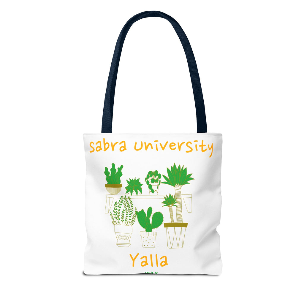 Sabra University Cactus Tote Bag - Perfect for Plant Lovers