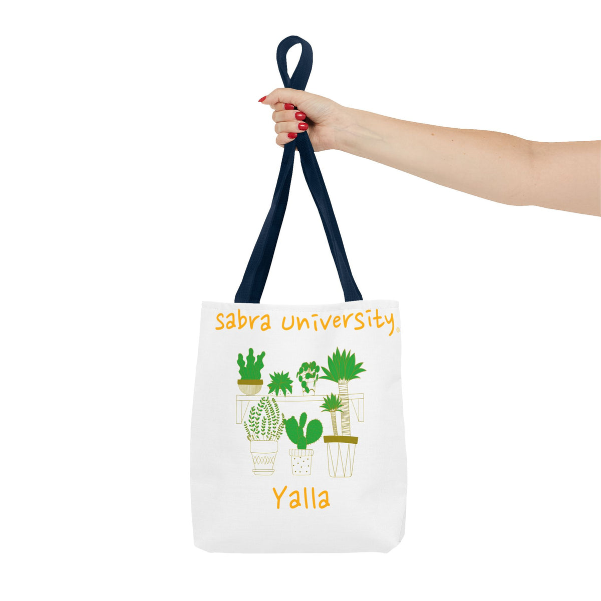 Sabra University Cactus Tote Bag - Perfect for Plant Lovers